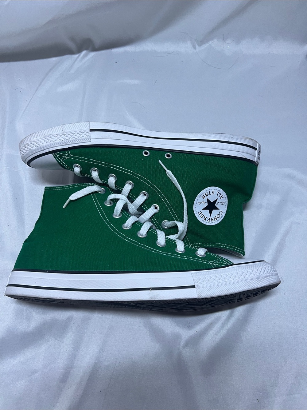 Converse High Top Sneakers - Green & White